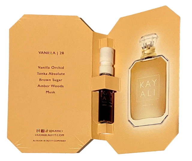 Huda beauty kayali vanilla sample 2025
