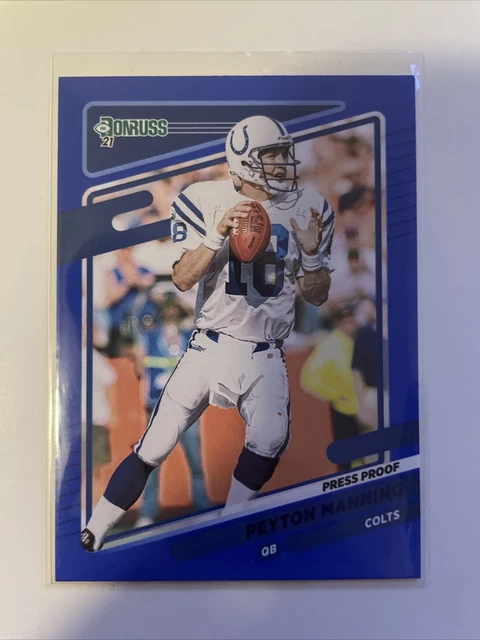 2021 Donruss Blue Press Proof #148 Peyton Manning - Indianapolis Colts