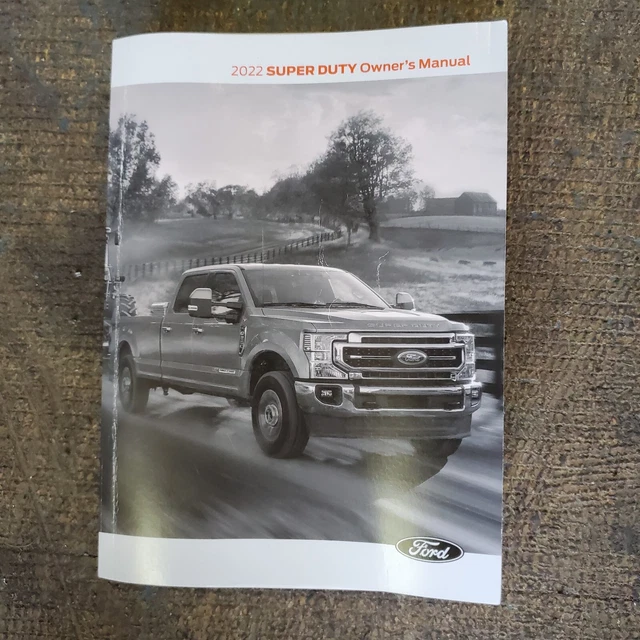 2022 FORD SUPER Duty F250 F350 F450 F550 Diesel Owners Manual 49.99