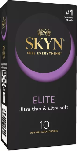 SKYN Elite Condoms 10 pieces (1 Pack) :Free Shipping