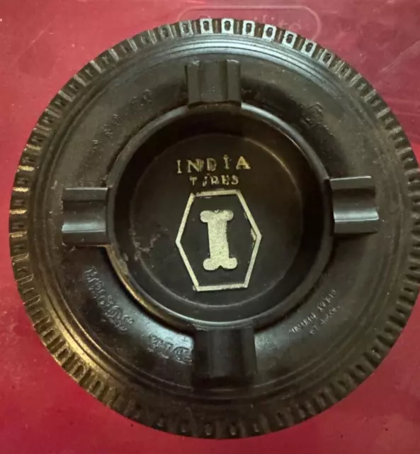 Vintage India Tires Super G17 5 3/4" Tire Ashtray