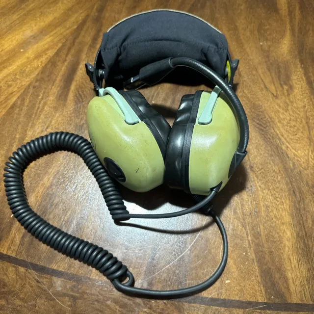 DAVID CLARK Aviation Flight Pilot Headset Headphones H20-16 Microphone