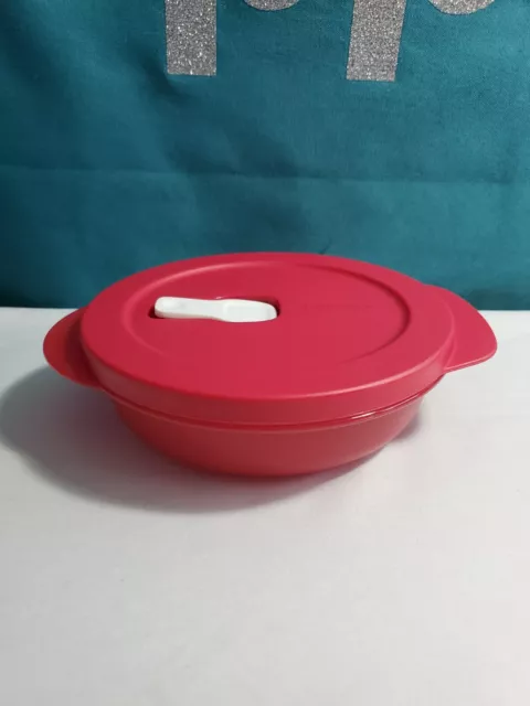 TUPPERWARE Crystalwave Plus 7.5 cup/ 1.8L Round microwavable Cristal Flash  New .