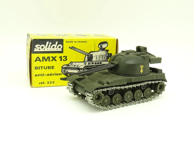 SOLIDO: CHAR, TANK, AMX13 T. Militaire, guerre. Armée française. 1 EUR