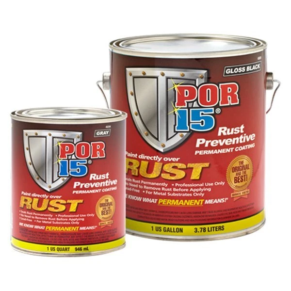 POR-15 45208 1 pt Gray Spray-On Rust Preventive Coating