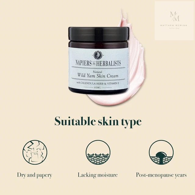 NAPIERS VEGAN WILD Yam and Marigold Cream Natural Relief for