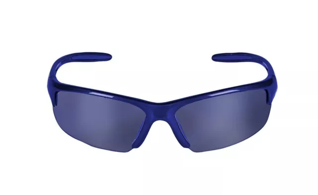 New Smith & Wesson 21301 Equalizer Safety Glasses, Blue Frame & Blue Mirror Lens
