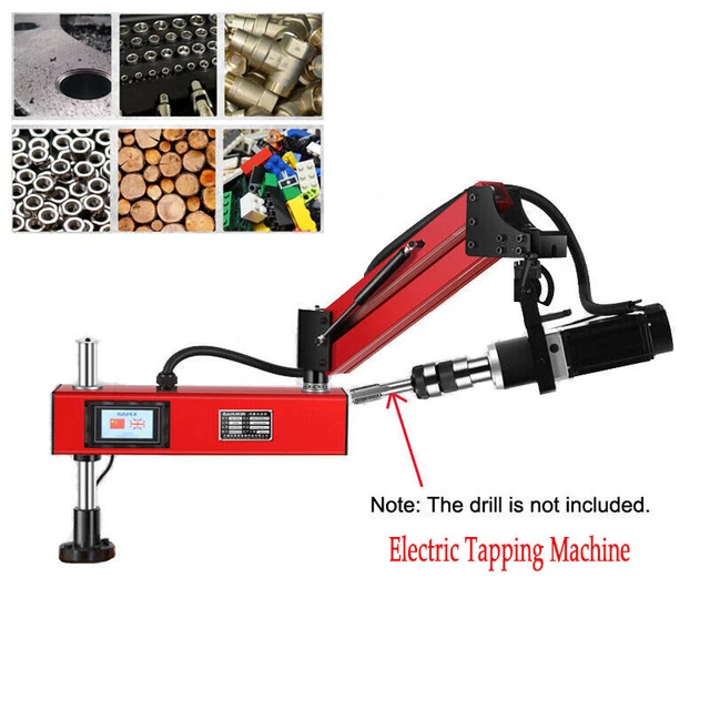 M3-M16 Universal Touch Screen Flexible Arm Intelligent Electric Tapping Machine