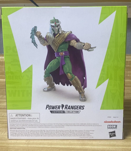 Hasbro Power Rangers Lightning Green Ranger Shredder Deluxe Action Figure 2