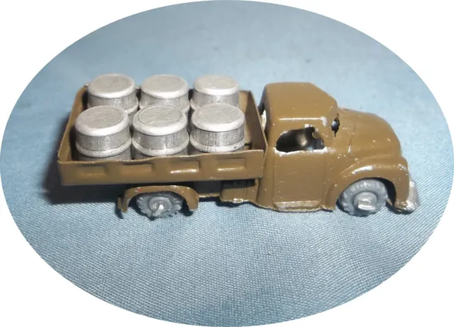 L773.~ Toy Truck~ 6 Barrels Of Gas ~ Barclay / Tootsietoy / Japan /Orig Box
