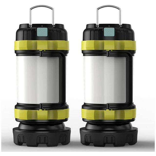 LED Rechargeable Lanterns For Camping 6 Light Modes IPX4 Waterproof Flashlight