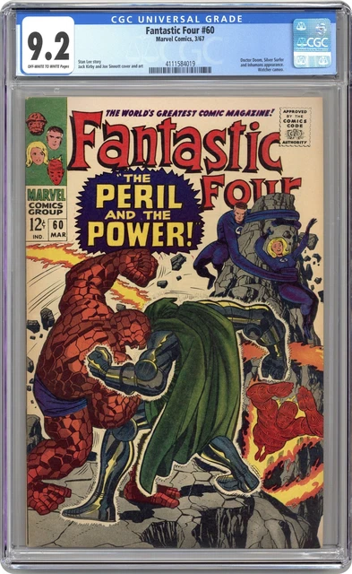 Fantastic Four #60 CGC 9.2 1967 4111584019