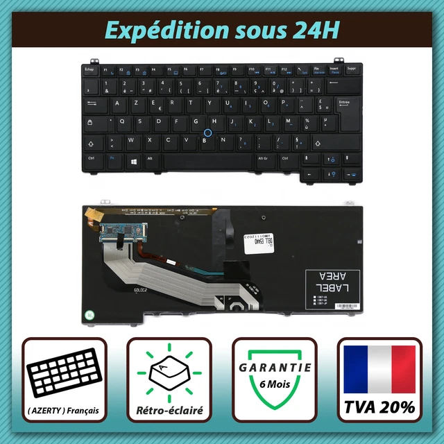 Clavier AZERTY Français Rétroéclairé Pour Dell Latitude 5520 5530 5540 - Neuf D'origine Dell