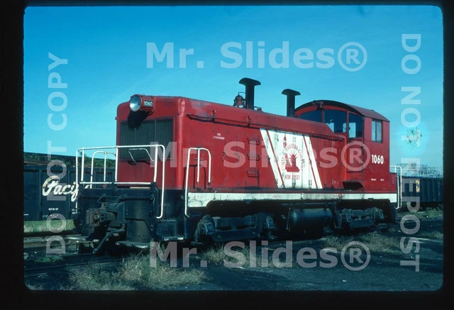 Original Slide CNJ Jersey Central Red/White Paint NW2 1060 Newark NJ 1976