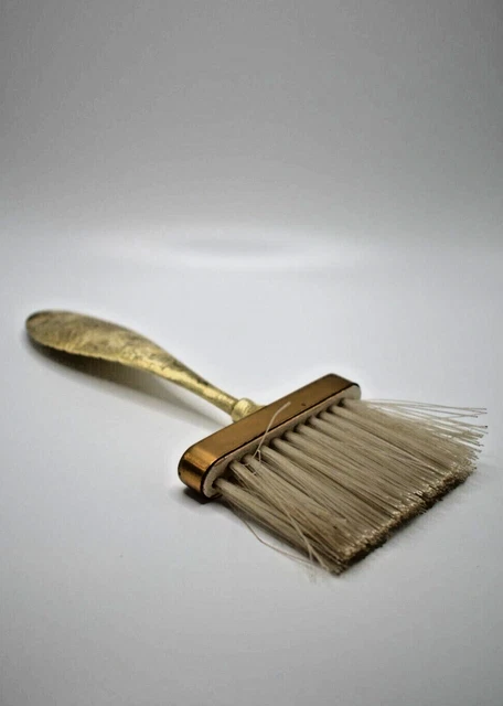 Vintage Gold Tone Valey Brush / Shoe Horn