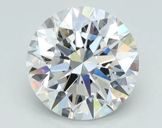 Lab Grown 3.59 Ct ROUND Cut IGI Certified CVD Diamond H Color VS2 Clarity