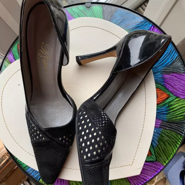 Designer black hotsell court shoes