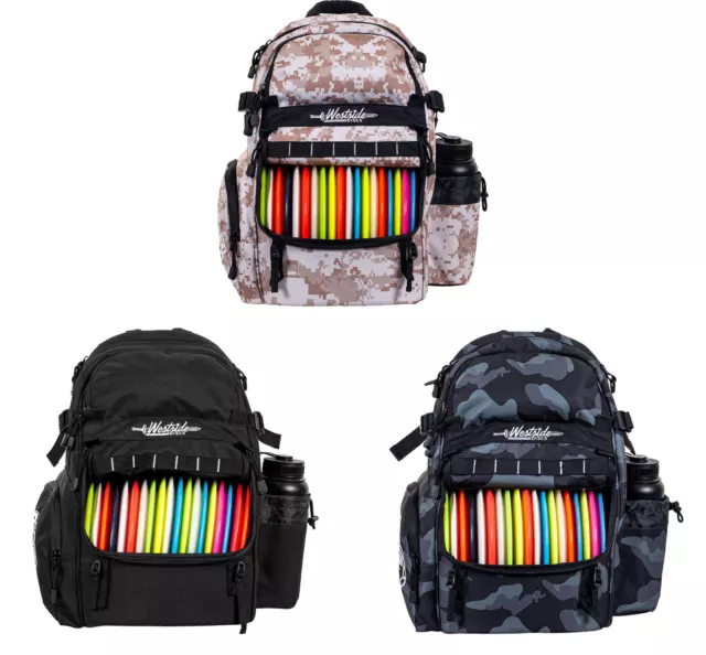 Westside Disc Golf Backpack Bag Refuge - Holds 20 Discs - Choose Color