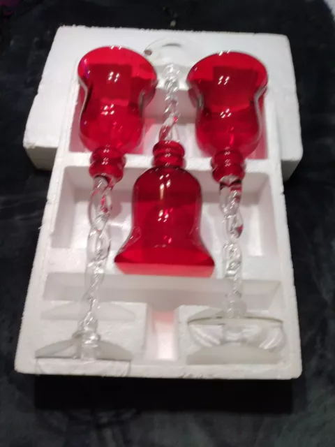 3 pc Elements elegant candle holders