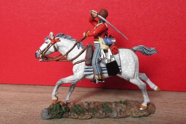 King & Country - Age Of Napoleon Na086 / Cavalier Anglais Qui Combat