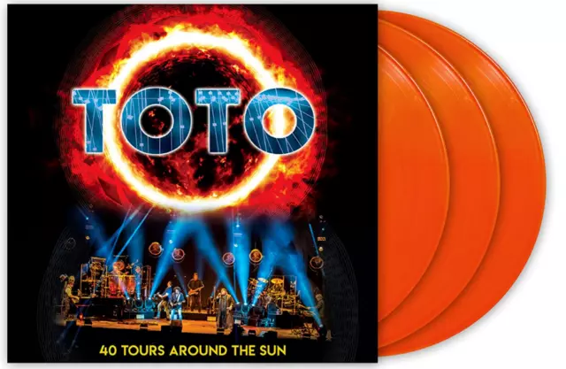 Toto - 40 Tours Around The Sun Limited Triple Orange Vinyl LP 180 GR Neu NEW