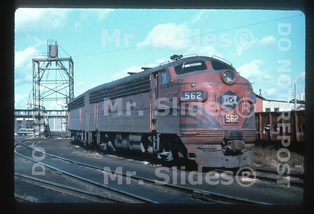 Duplicate Slide LV Lehigh Valley Old Paint F7A 562 & F7B