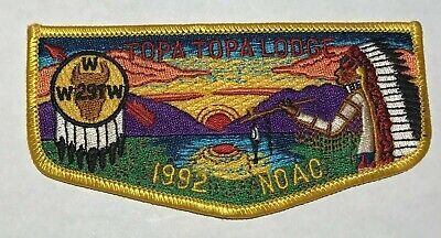 OA lodge 291 Topa Topa Flap Mint 1992 NOAC  DC2