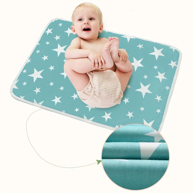 2X Almohadilla de cuna impermeable para bebé a prueba colchón para bebé suave bebé nuevo
