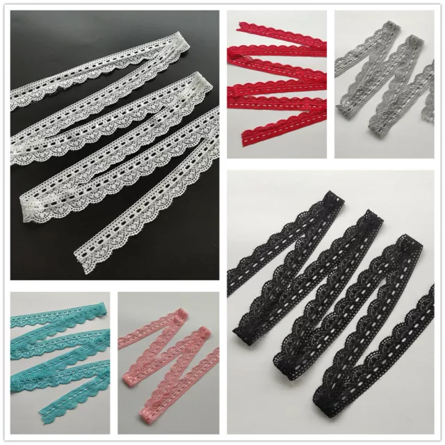 Wholesale 10 Yards Beautiful 25MM Width Stretch Elastic Lace Ribbon For Sewing