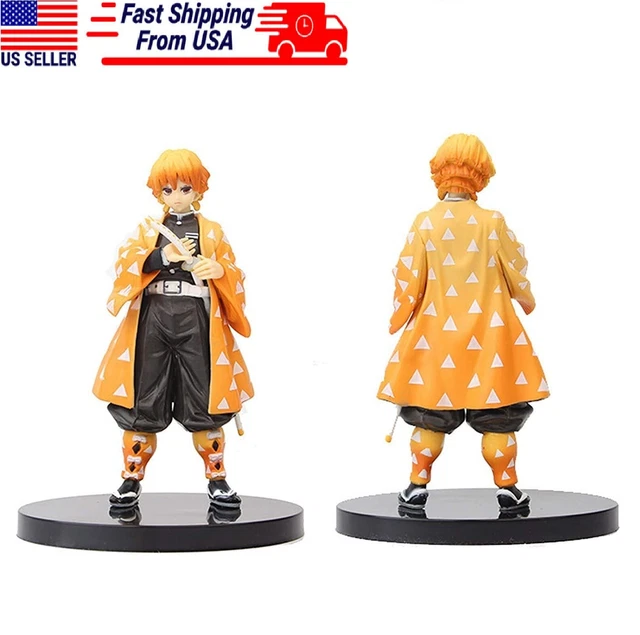 Anime Demon Slayer PVC Action Figure 6" Kimetsu no Yaiba Toy Agatsuma Zenitsu US