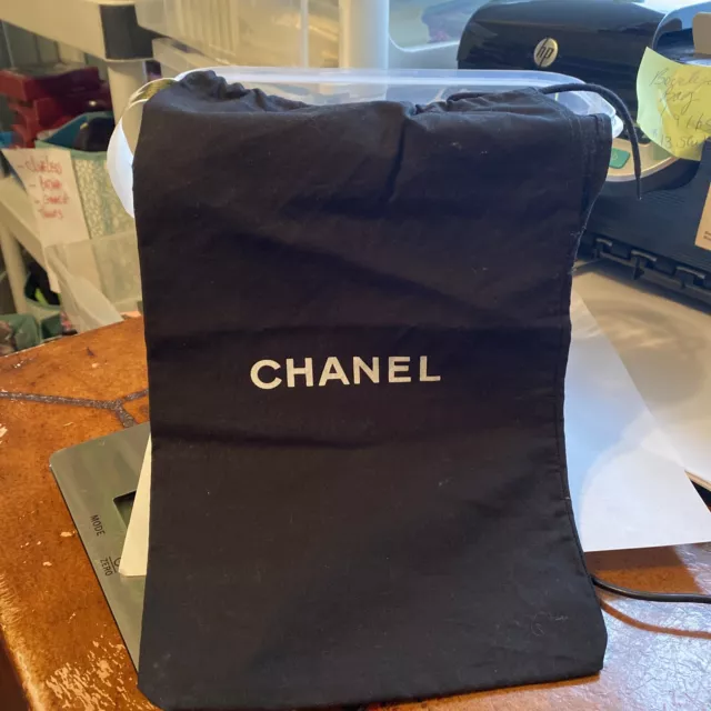 CHANEL DUST COVER/DUSTBAG Drawstring for Shoes or small purse. 8” x 12”  $18.00 - PicClick