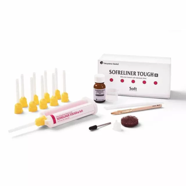 TOKUYAMA Dental Sofreliner Tough Chairside Soft Denture Reline Material