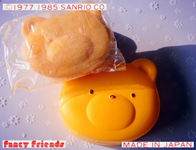 🐻 SANRIO FANCY FRIENDS Vintage 1985 Saponetta Orsetto Soap Bar *Sudorazione* 🍯