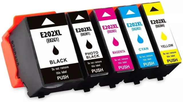 Tinta compatible non oem 202XL T02G1 T02H2 T02H3 T02H4 para Impresora Epson