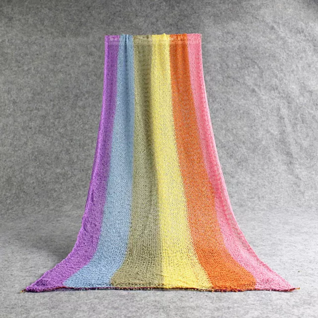 Süße Regenbogen Swaddle Decke - Perfekt für Neugeborene