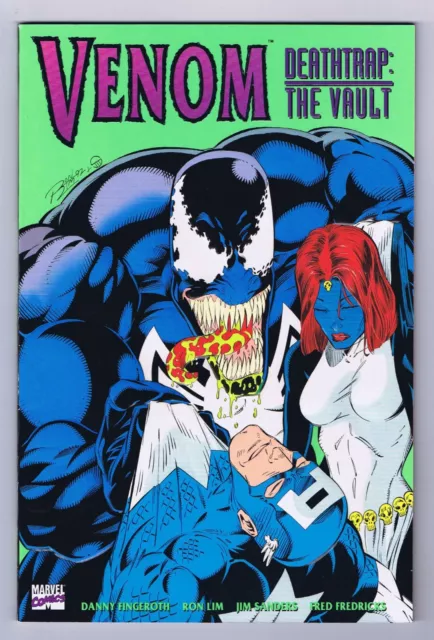 Venom Deathtrap The Vault TPB 1st Print NM- Signed Ron Lim w/COA 1993 Marvel