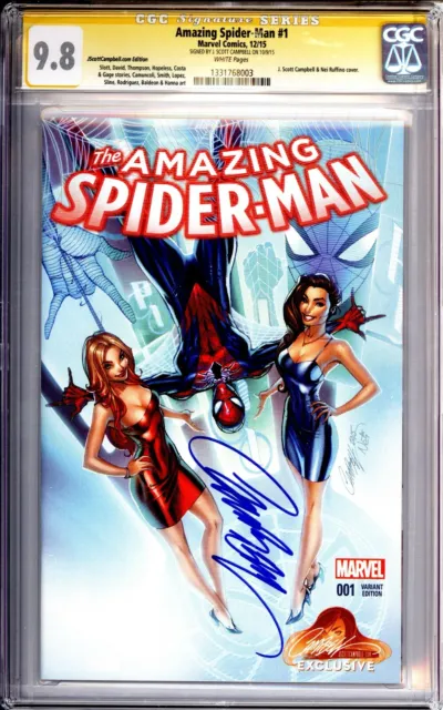 Amazing Spider-Man #1 CGC 9.8 SS signed by J. Scott Campbell