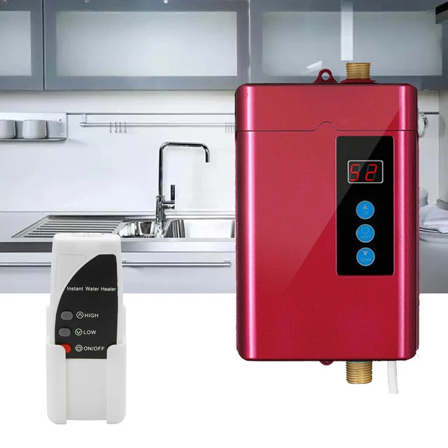 3KW ELECTRIC WATER Heater Boiler Tankless Instant Hot Warm Bathroom