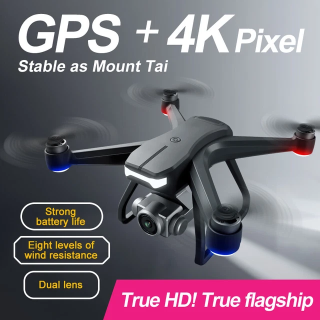 With GPS Dual Camera Avoidance Brushless Motor HD 4K Aerial Drone