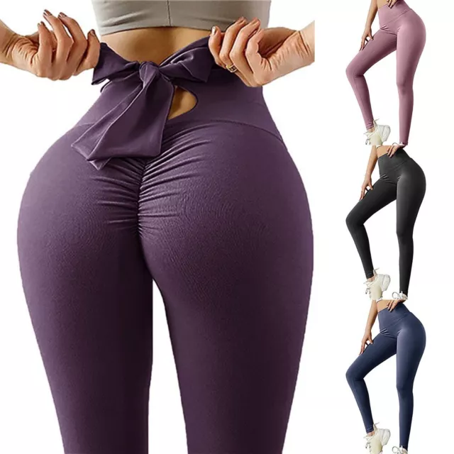 Pantalon de yoga taille haute pour femmes leggings contrôle du ventre pantalon