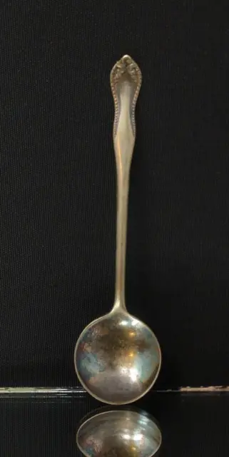 DRUGGIST'S SPOON! Antique Apothecary Spoon for LIQUIDS Silverplate Pharmacist