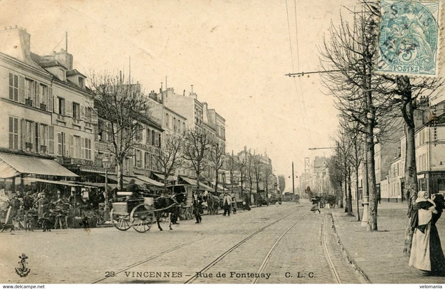 S8151 cpa 94 Vincennes - Rue de Fontenay