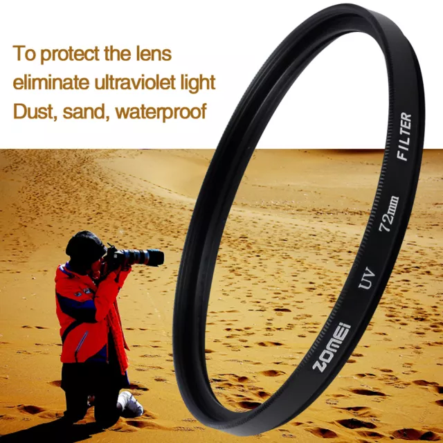 ZOMEI 52 mm Ultradünnen UV Filter für alle Kameras & Objektive mit Ø 52 mm 3