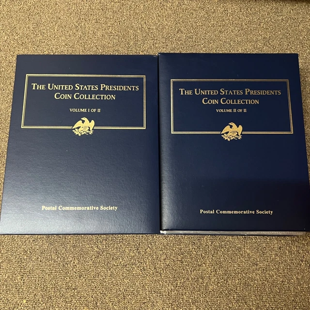 Postal Commemorative Society U.S. Presidents Coin Collection 1&2 GW to Trump