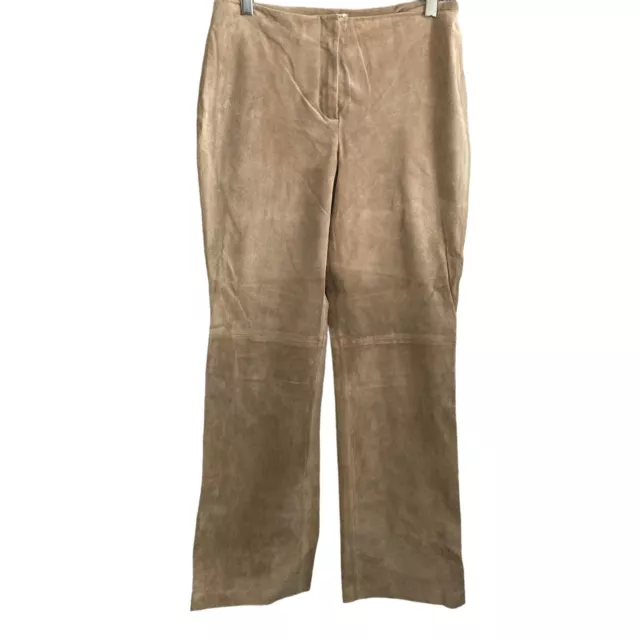 Apostrophe Pants Womens 6P Suede Light Brown