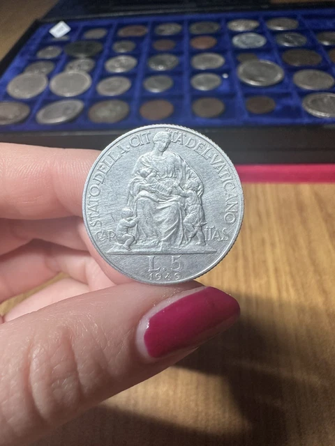 Moneta Città Del Vaticano Pio Xii 5 Lire 1949 Ab