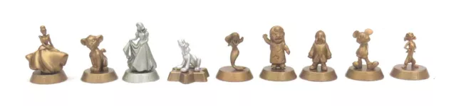 Disney 7-11 2005 Taiwan Asia Nove 1 " Plastica Statuette: Simba Biancaneve Pluto