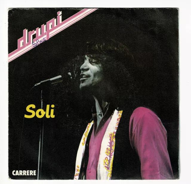 DRUPI Disque Vinyle 45T 7" SP SOLI - STAI CON ME - CARRERE 49903 Frais Reduit