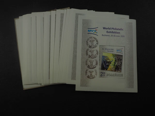 Rumänien 2006, Block "Bfm. Ausstellung" **/MNH, MiNr. Bl.386 (100), (ME 180,-)