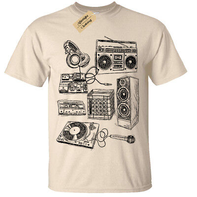 Men's Music T-Shirt | S to Plus Size | Retro Instruments Band
